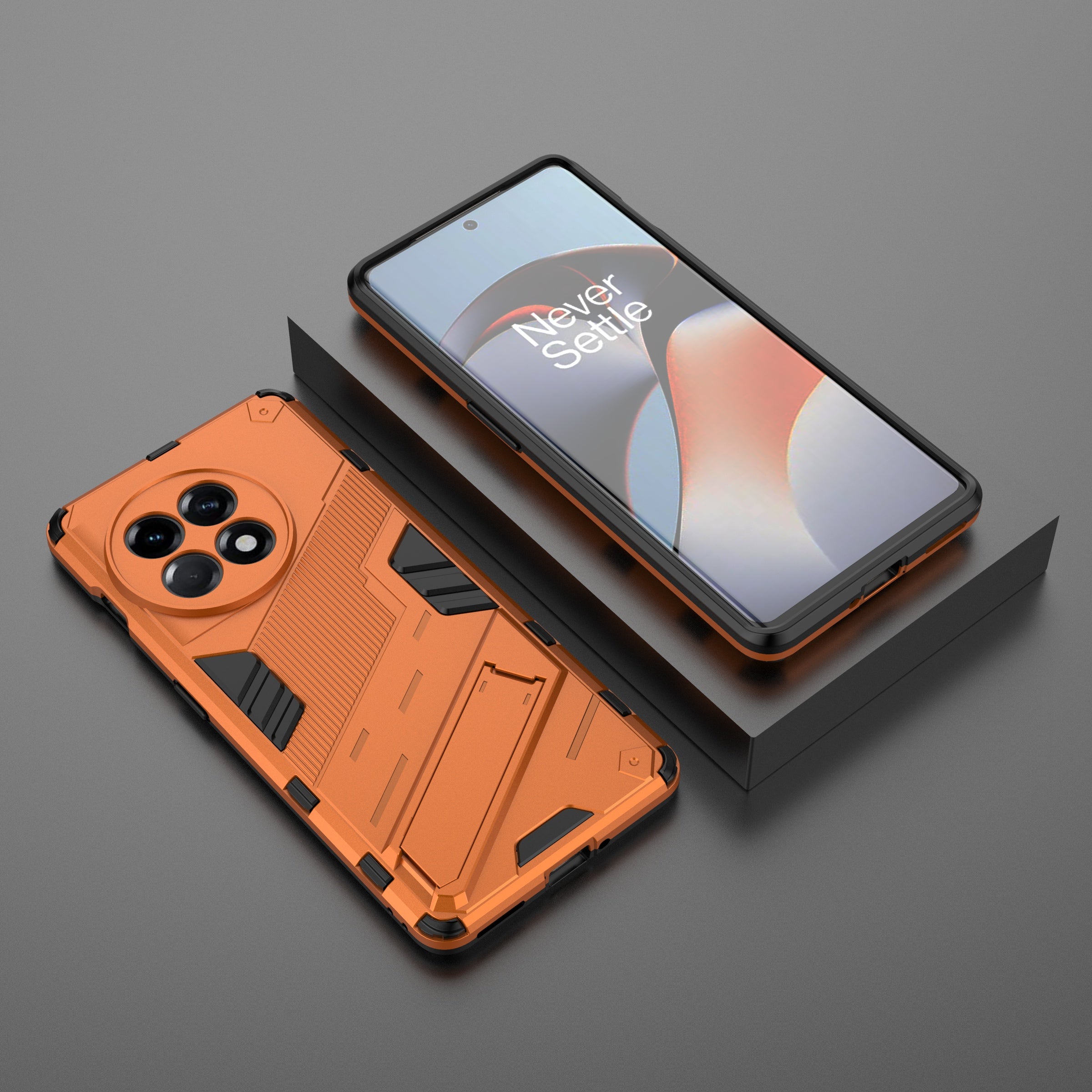 Anti-fall Phone Case for OnePlus Ace 2 5G 11R 5G Soft TPU Hard PC Mobile Phone Cover Kickstand Anti-fall Phone Case for OnePlus Ace 2 5G 11R 5G Soft TPU Hard PC Mobile Phone Cover Kickstand